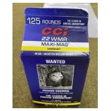 125 rnds CCI .22 Mag Ammo