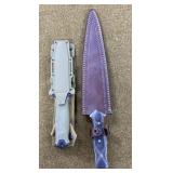 2 Sheath Knives & Sheaths