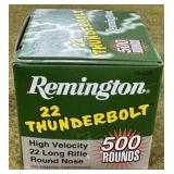 500 rnds Remington .22 LR Ammo