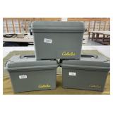 3 Plastic Ammo Cans