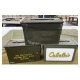 3 Metal Ammo Cans