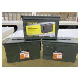 3 Metal Ammo Cans