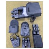 4 Binoculars & Soft Cases