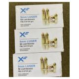 150 rnds X Force 9mm Ammo