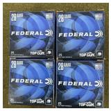 100 rnds Federal 28 ga Shotshells