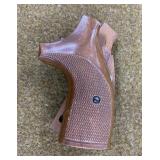 Checkered Walnut Revolver Grips