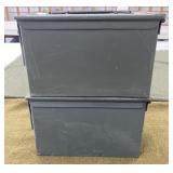 2 Metal Ammo Cans