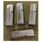 4-S&W 17 rnd 9mm Magazines