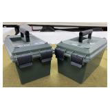 2 Plastic Ammo Cans