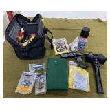 Range Bag with Gun Cleaning Supplies