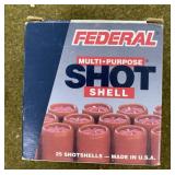 25 rnds Federal 12 ga 3" Shotshells