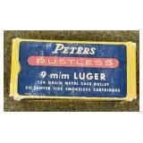50 rnds Peters 9mm Ammo