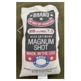 25 lbs Lead 7.5 Shot