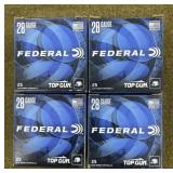 100 rnds Federal 28 ga Shotshells