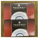 100 rnds Federal .38 Spl Ammo
