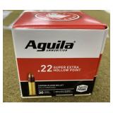 250 rnds Aguila .22 LR Ammo