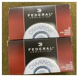 100 rnds Federal .38 Spl Ammo