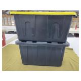 2-27 gal Storage Totes With Lids
