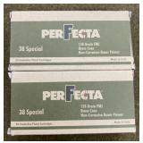 100 rnds Perfecta .38 Spl Ammo