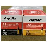 500 rnds Aguila .22 LR Ammo