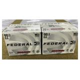 650 rnds Federal .22 LR Ammo