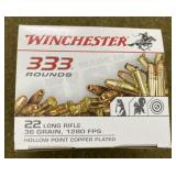 333 rnds Winchester .22 LR Ammo