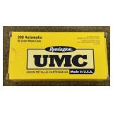 50 rnds UMC .380 Ammo