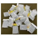 24 Plastic Jag & Brush Cases