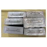 6 Metal Ammo Cans