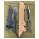 2 Machetes & Sheaths