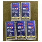 250 rnds CCI .22 Mag Ammo
