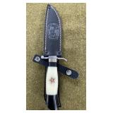 Russian Sheath Knife & Leather Sheath