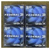 100 rnds Federal 28 ga Shotshells