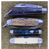 4 Pocket Knives