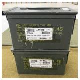 2 Metal Ammo Cans