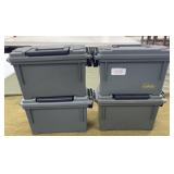 4 Plastic Ammo Cans