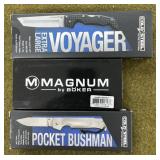 3 Large Pocket Knives