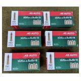 300 rnds Sellier & Bellt .45 Auto Ammo
