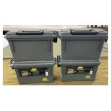 4 Plastic Ammo Cans