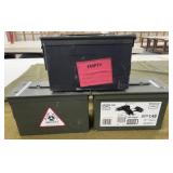 3 Metal Ammo Cans
