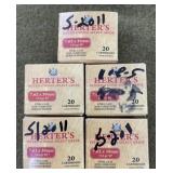 100 rnds Herters 7.62x39mm Ammo