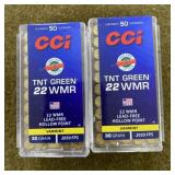 100 rnds CCI .22 Mag Ammo