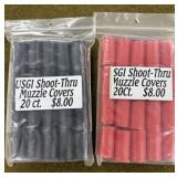 40 Shoot Thru Muzzle Covers