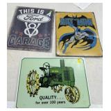 3 - Metal Signs
