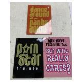 3 - Metal signs