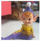 Vtg MCM Christmas Retro Pixie Elf Figurine