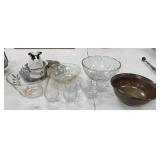 Pottery and Glass Bowls