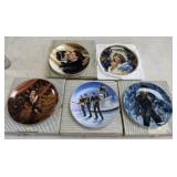 Elvis and Beatles Collector Plates