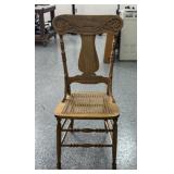 Cane Seat Oak Dinette Chair
