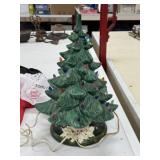 Lighted Ceramic Christmas Tree